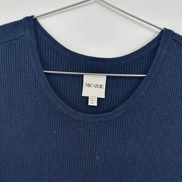 Nic + Zoe Pebble Dream Mixed Media Dress – Size L – Comfort + Style - Picture 6 of 6